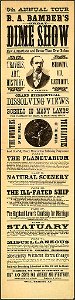 5th annual tour, B.A. Bamber's great dime show LCCN2003681712