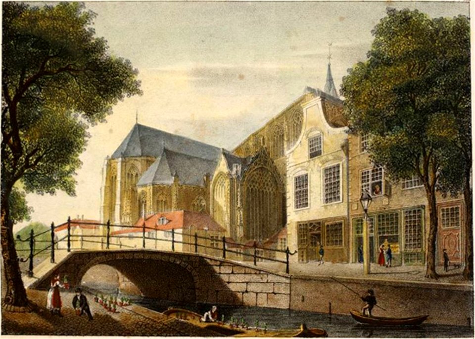 64. La vieille Eglise à Delft