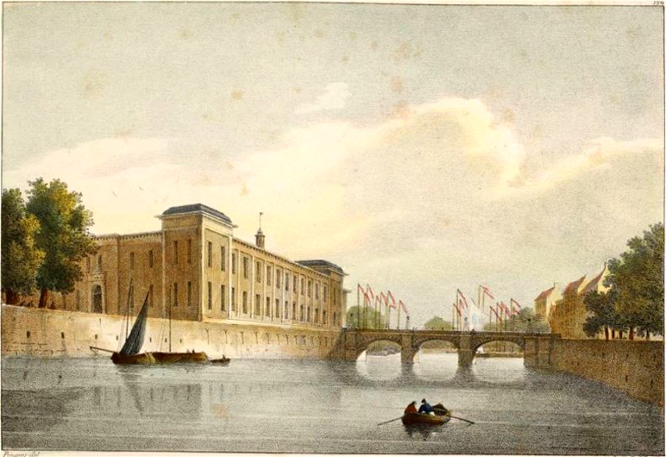 62. Vue de la Bourse et du nouveau Pont à Rotterdam