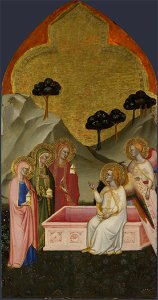 7 Jacopo di Cione Polyptych San Pier Maggiore, detail. 1370-71 London NG