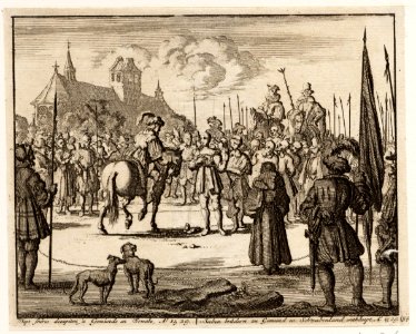 7 Broeders te Gmund worden voor hun onthoofding door een edelman toegesproken, objectnr A 41896