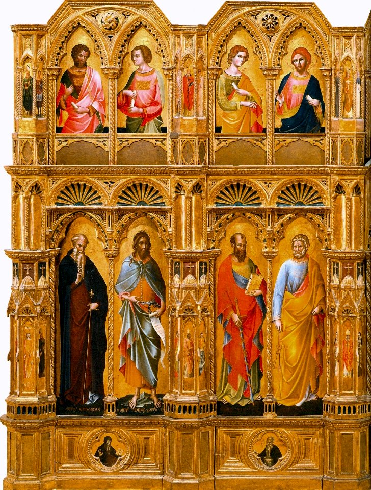 7 Lorenzo Veneziano, Lion Polyptych, detail 1357-9 Gallerie dell'Accademia, Venice
