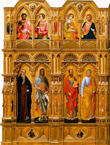 7 Lorenzo Veneziano, Lion Polyptych, detail 1357-9 Gallerie dell'Accademia, Venice