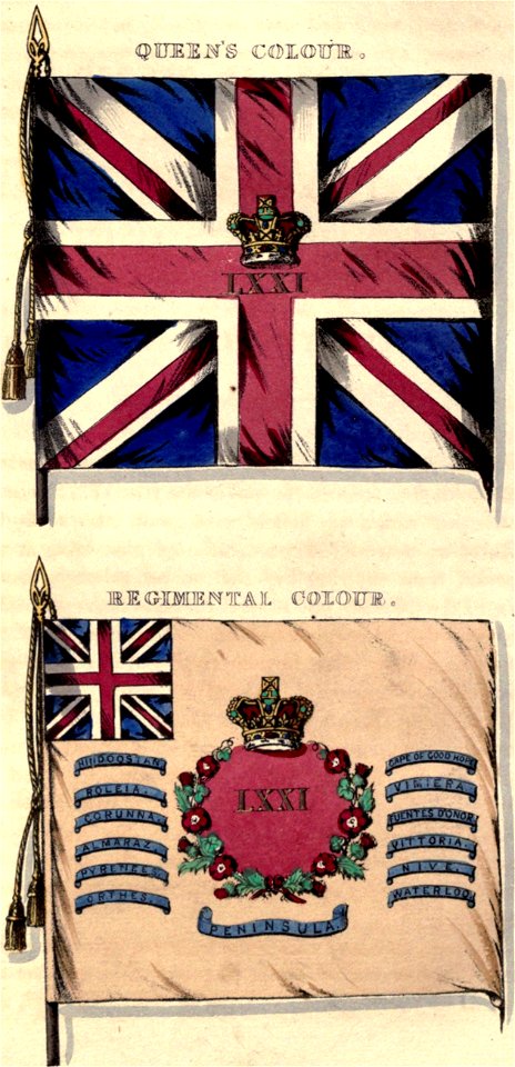 71st Foot colours