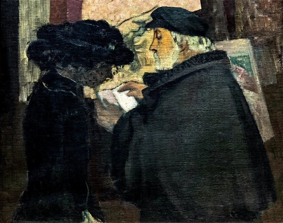 75 - Musée d'Orsay - Degas et son modèle, vers 1906 - Maurice Denis - RF1992-414