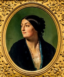 75 - Musée du Louvre - Jeanne Elisabeth, dite Isabelle Hittorf, 1853 - Hippolyte Flandrin - Joconde000PE001141