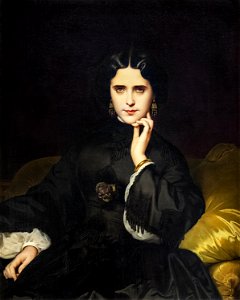 75 - Musée d'Orsay - Madame de Loynes 1862 - Amaury-Duval - Joconde000PE000014