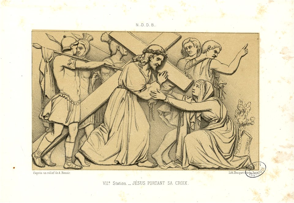 7e Station - Jésus portant sa Croix - Fonds Ancely - B315556101 A GORSE 12 044