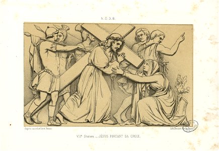 7e Station - Jésus portant sa Croix - Fonds Ancely - B315556101 A GORSE 12 044