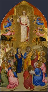 8 Jacopo di Cione Polyptych San Pier Maggiore, detail. 1370-71 London NG