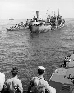 80-G-470495 Invasion of Brunei Bay, Borneo, June 1945