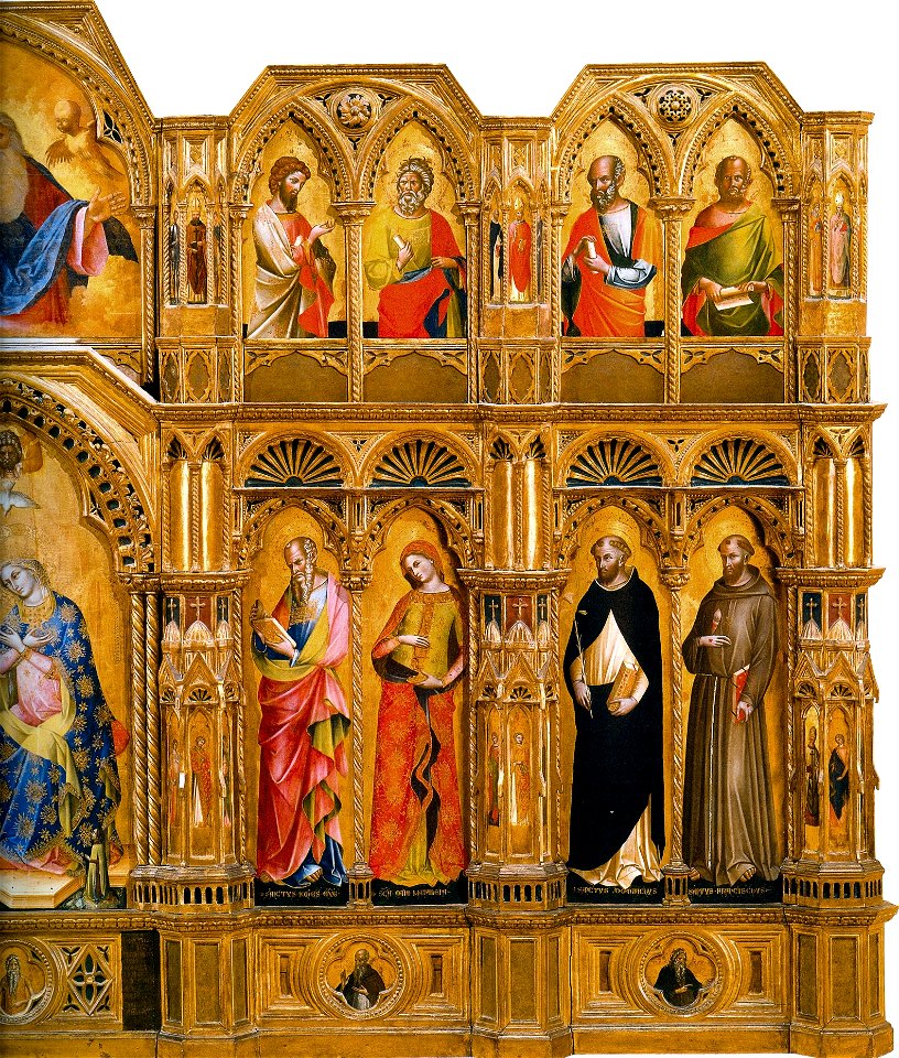 8 Lorenzo Veneziano, Lion Polyptych, detail 1357-9 Gallerie dell'Accademia, Venice 53