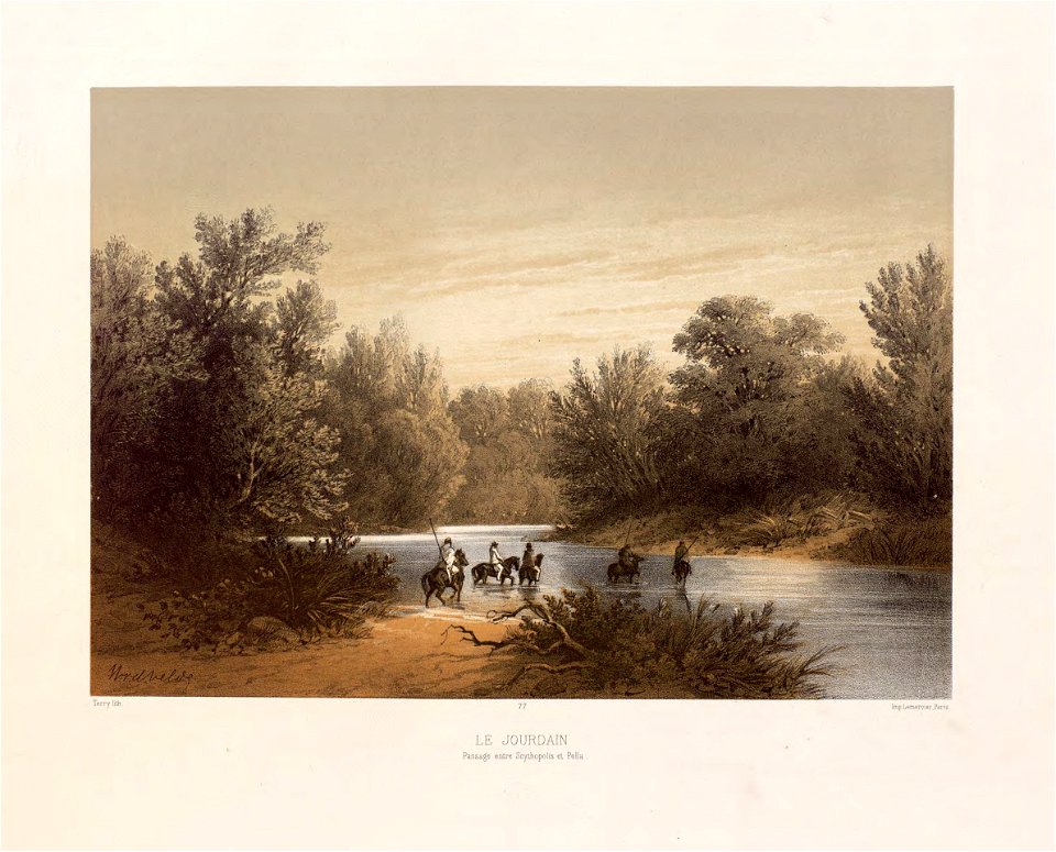 77.Le Jourdain (passage entre Scythopolis et Pella)