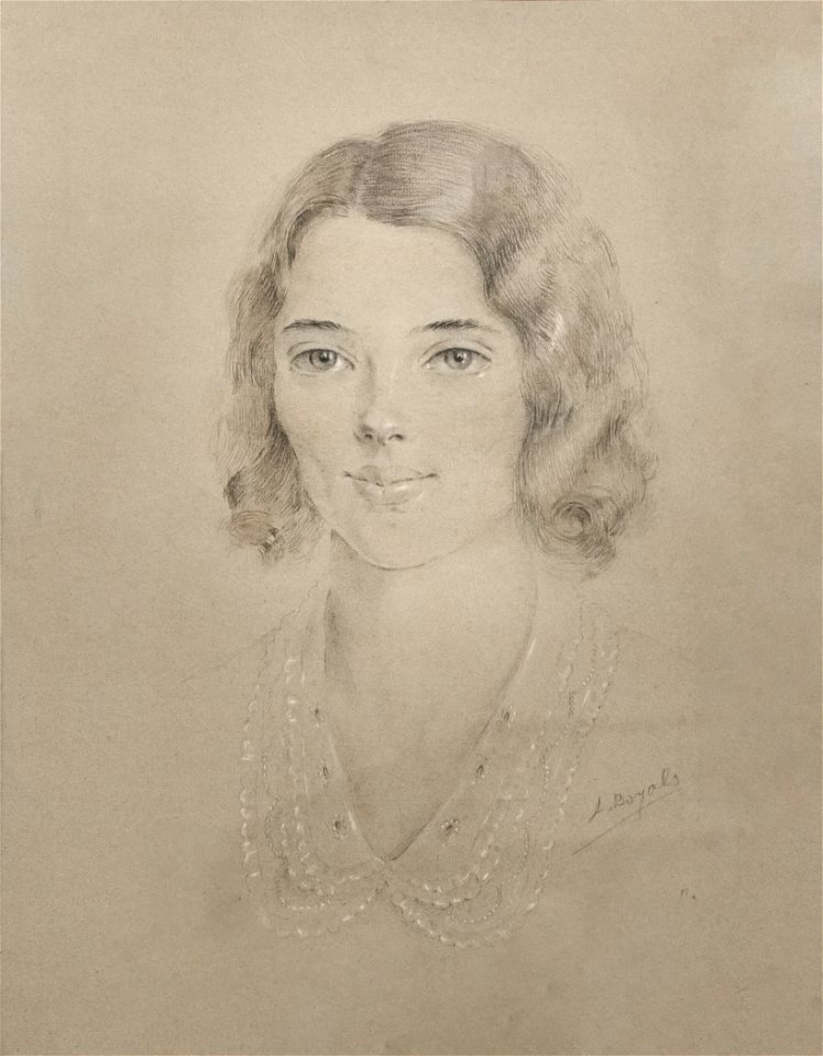 81 - Laure Delvolvé - Luce Boyals 1930 - Crayon sur papier - Musée du Pays rabastinois inv.2004.5.13