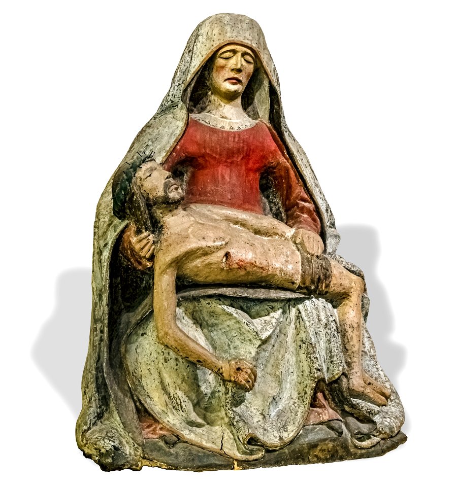 81 - Vierge de pitié de l'église de Saint Jean de Puycheval XVIe - Bois - Musée du Pays rabastinois PalissyPM81000294
