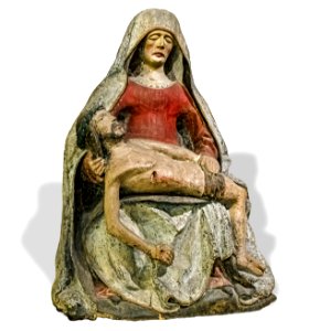 81 - Vierge de pitié de l'église de Saint Jean de Puycheval XVIe - Bois - Musée du Pays rabastinois PalissyPM81000294