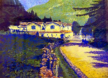 81 - Les thermes de Luchon - Georges Gaudion - Musée du Pays rabastinois - inv.2006.17.1