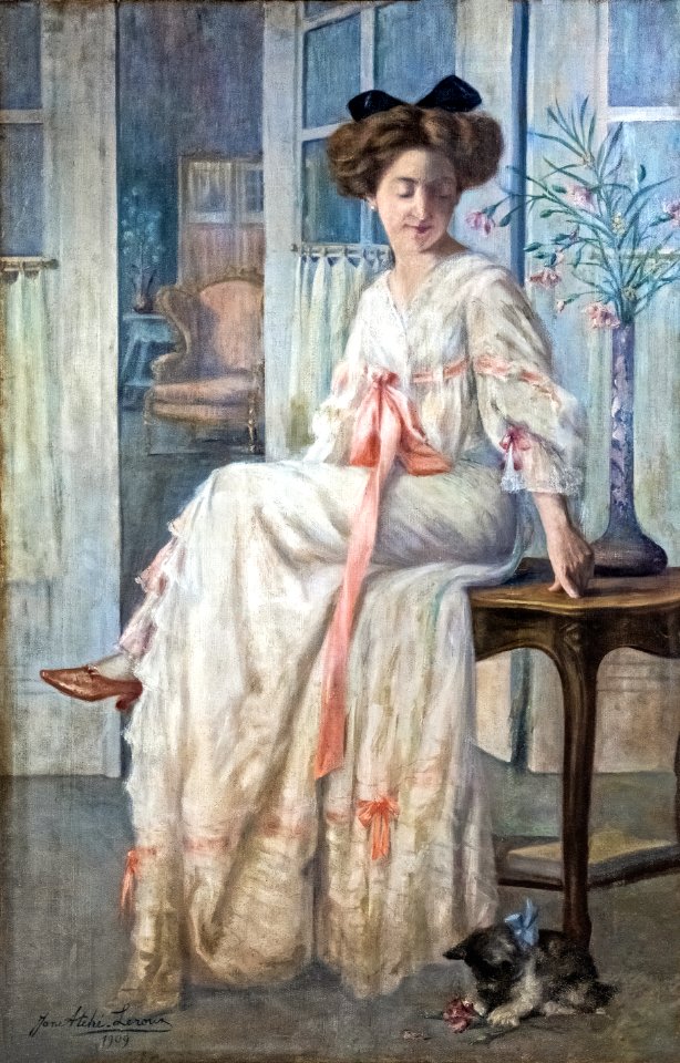 81 - Portrait de Madame A.J. - Jane Atché - Musée du Pays rabastinois - Inv.2008.38.2