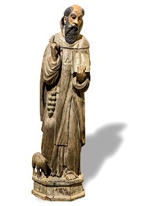 81 - Saint Antoine le Grand - Bois et polychromie XVIIe - Musée du Pays rabastinois - Inv.1986.3.3