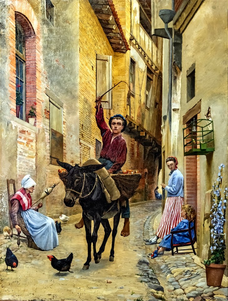 81 - Lo camparoulaïre - Paul Prouho - huile sur toile - Musée du Pays rabastinois inv.1995.2.9