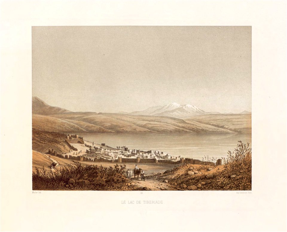 80.Le lac de Tiberiade.b