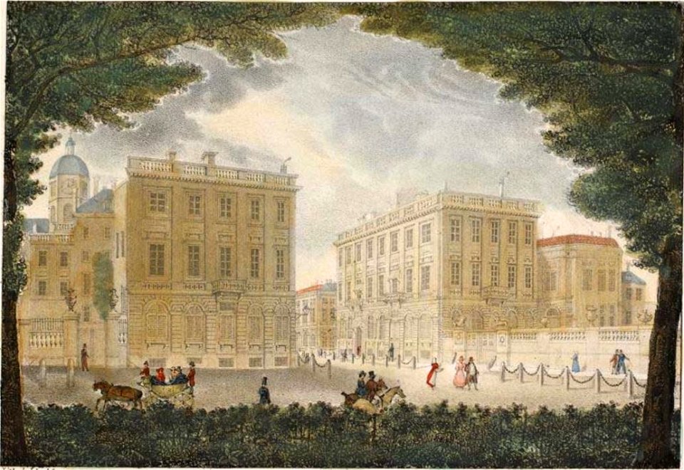 81. Vue de l'Hôtel de belle vue, quartier du parc à Bruxelles