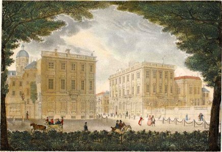 81. Vue de l'Hôtel de belle vue, quartier du parc à Bruxelles