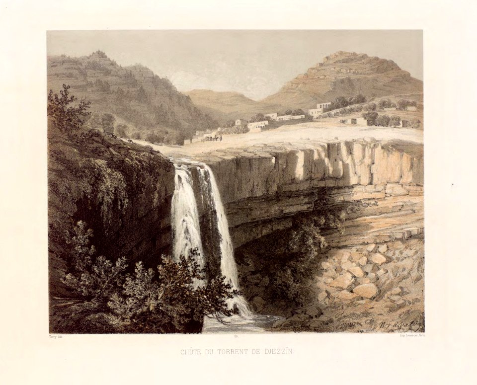 86.Chute du torrent de Djezzin