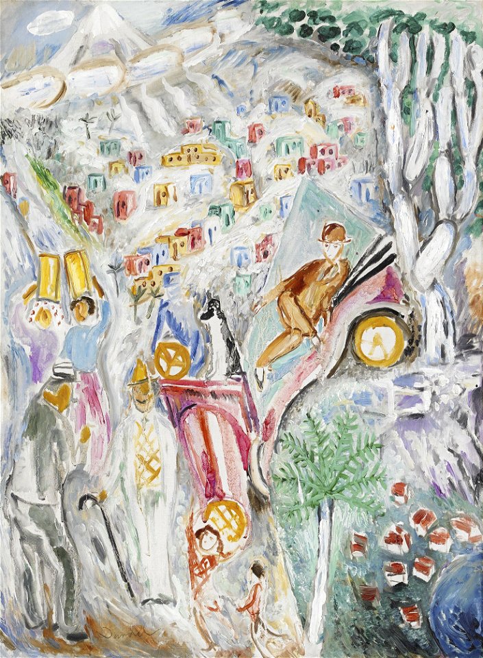 830Nils Dardel - Turisten på Teneriffa