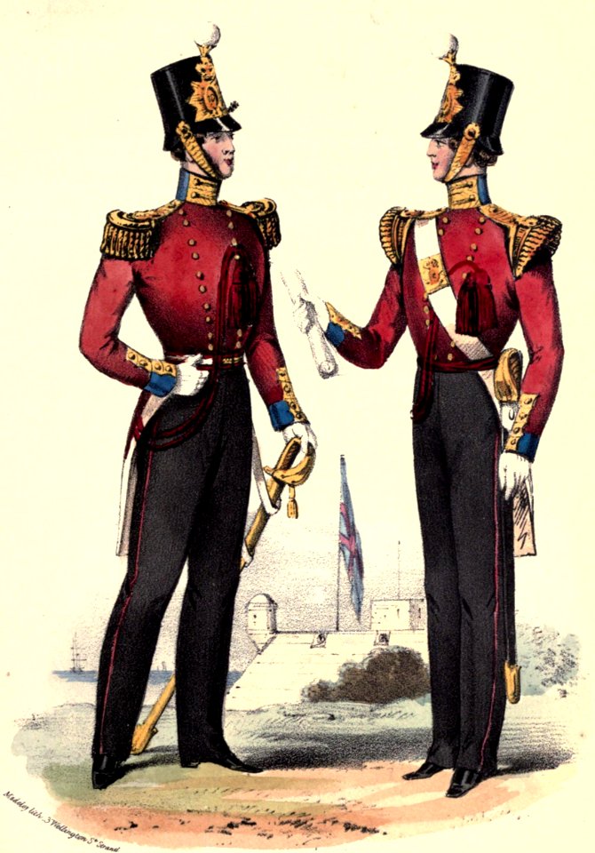 87th Foot uniform, 1853