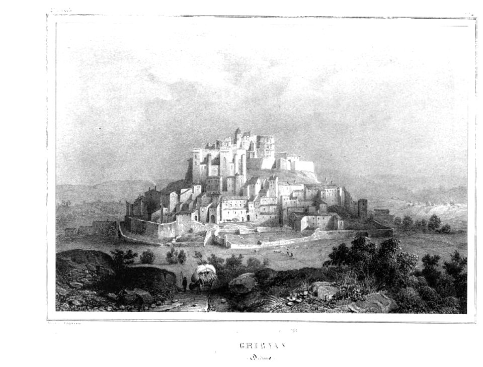 909 album dauphiné, Grignan, Drome, by VC