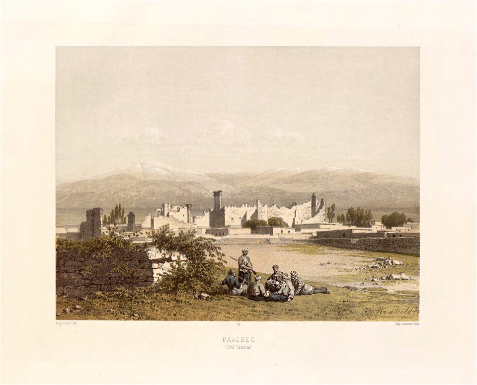 91.Baalbec, cote oriental