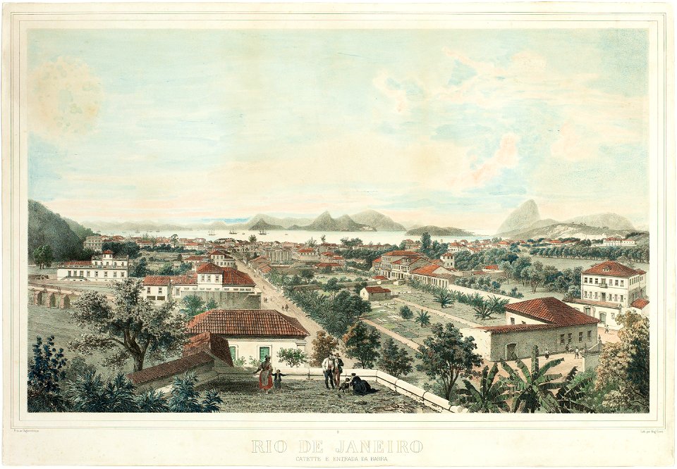 9. Rio de Janeiro Catette e entrada da Barra (2), da Coleção Brasiliana Iconográfica