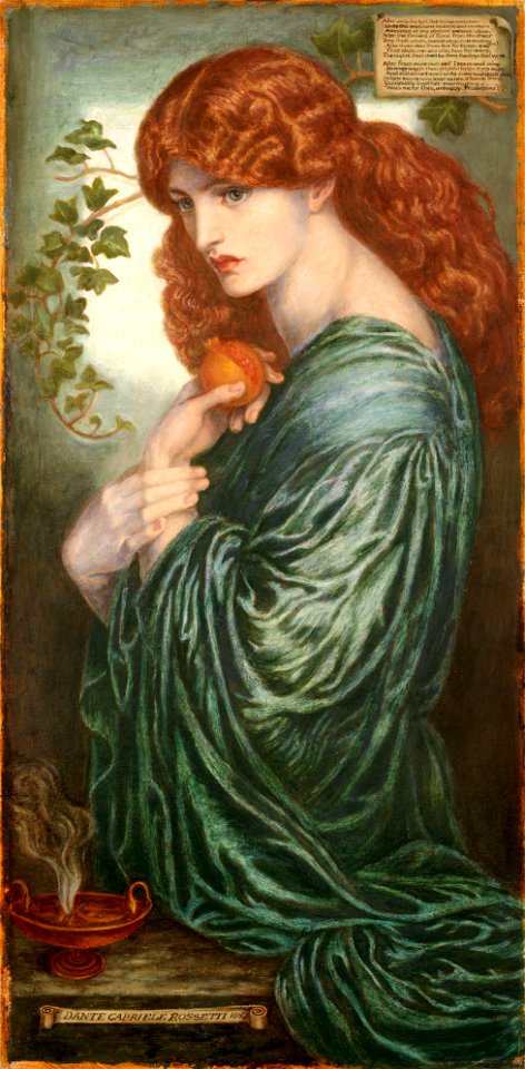 8th Rossetti Proserpine cropped