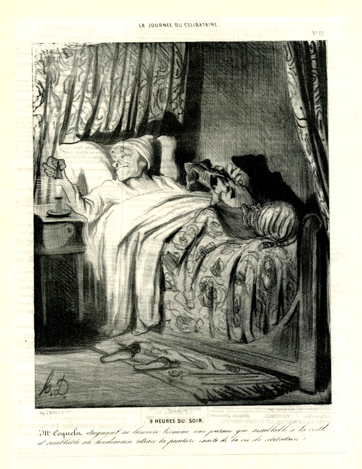 9 heures du soir (Nine o'clock in the evening) (BM 1907,0330.19)