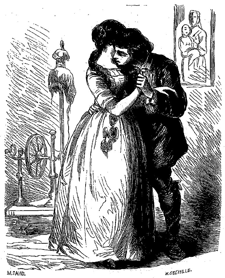 Sand - Œuvres illustrées de George Sand, 1854 (page 54 crop)