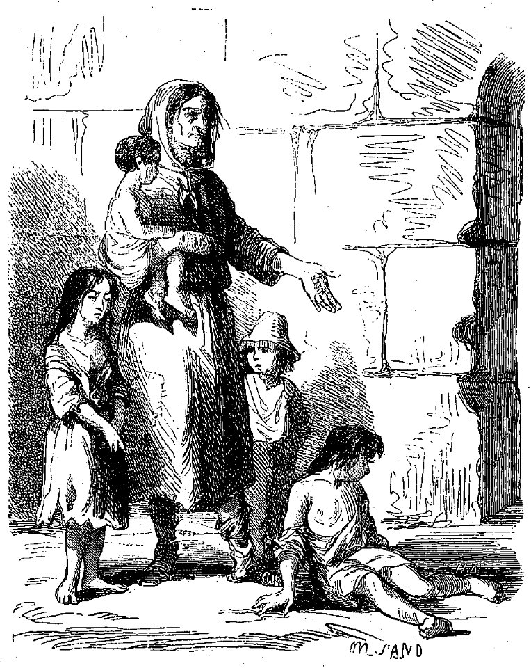 Sand - Œuvres illustrées de George Sand, 1854 (page 126 crop)
