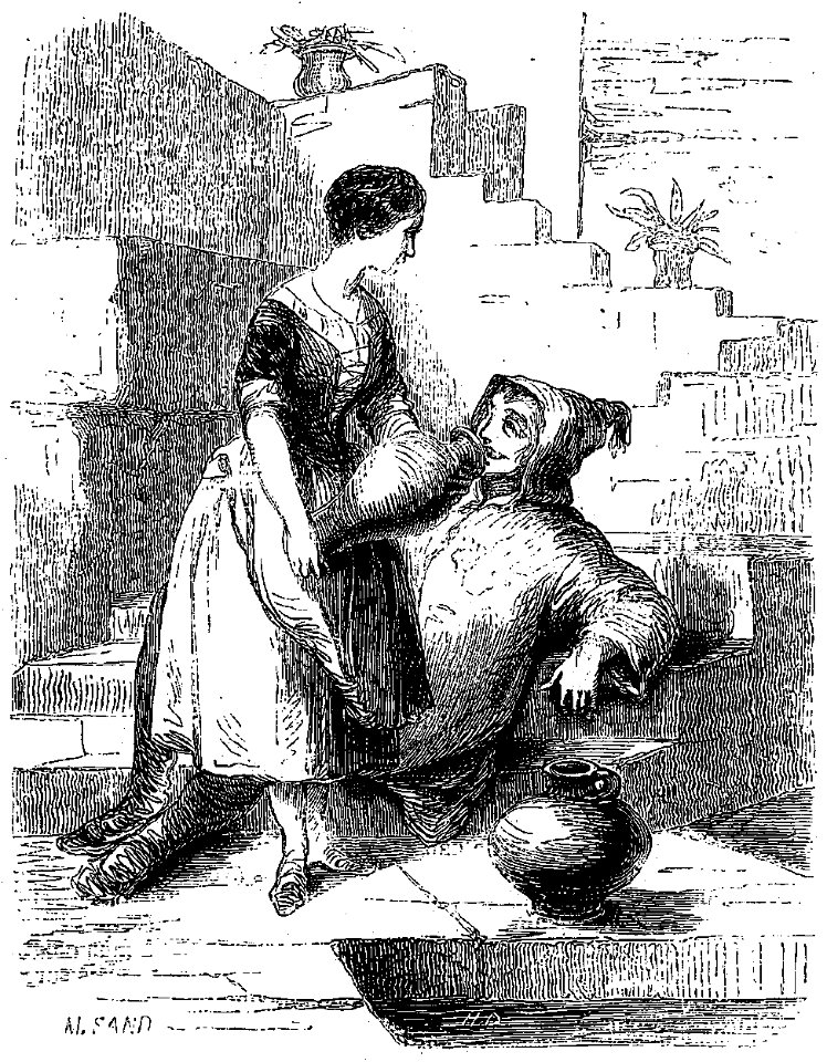 Sand - Œuvres illustrées de George Sand, 1854 (page 94 crop)