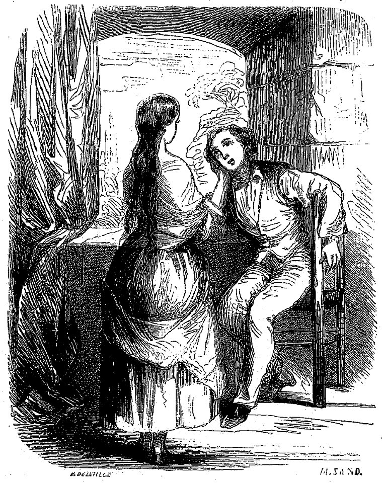 Sand - Œuvres illustrées de George Sand, 1854 (page 29 crop)