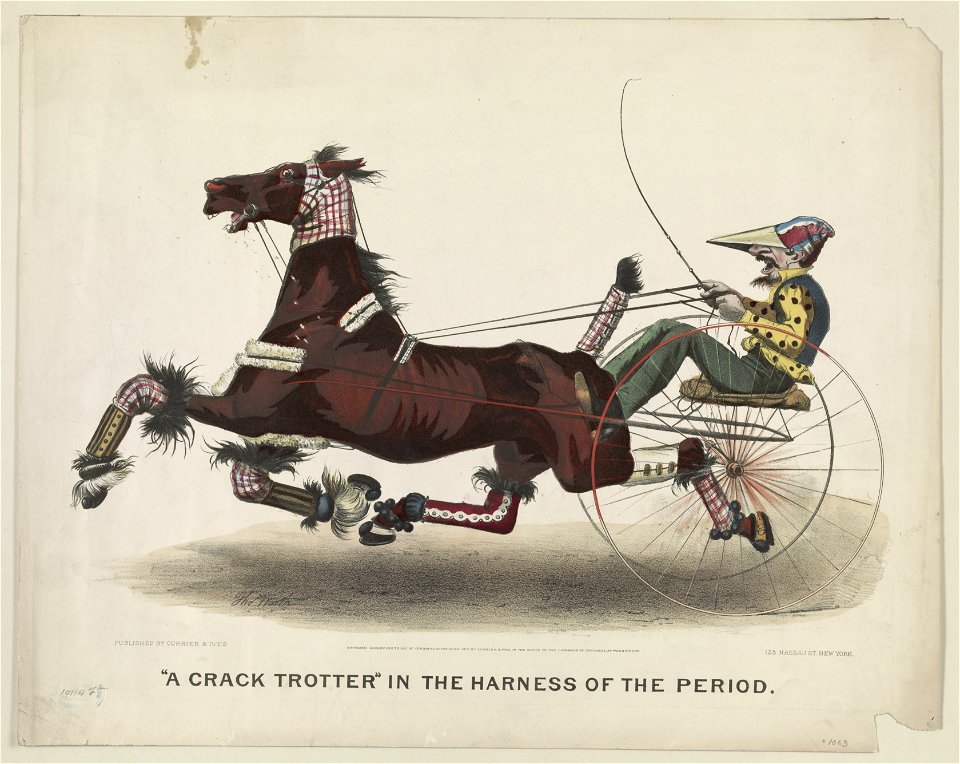 A crack trotter in the harness of the period - Thos. Worth. LCCN91722973