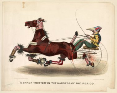 A crack trotter in the harness of the period - Thos. Worth. LCCN91722973