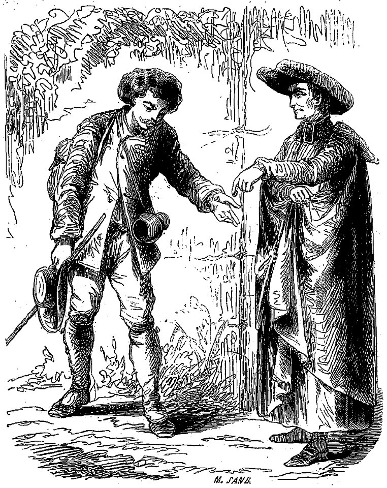 Sand - Œuvres illustrées de George Sand, 1854 (page 13 crop)