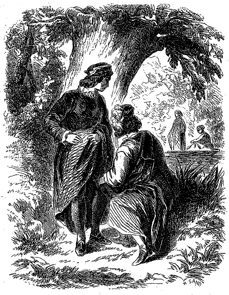 Sand - Œuvres illustrées de George Sand, 1854 (page 309 crop)