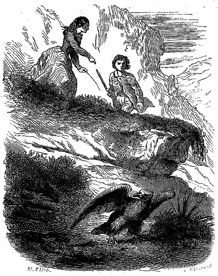 Sand - Œuvres illustrées de George Sand, 1854 (page 230 crop)