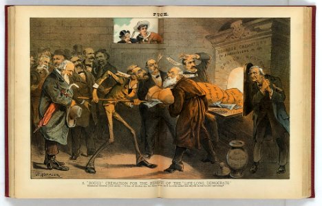 A bogus cremation for the benefit of the life-long Democrats - J. Keppler. LCCN2011661357