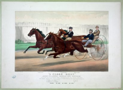 A Close Heat- Judge Fullerton, Gazelle and Huntress LCCN90716158