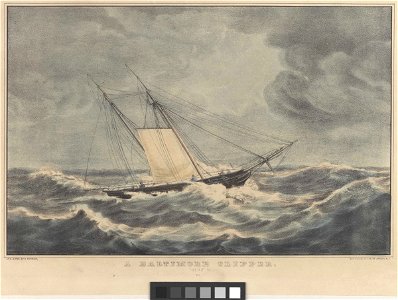 A Baltimore Clipper Laying to ca.1850 RMG py0617