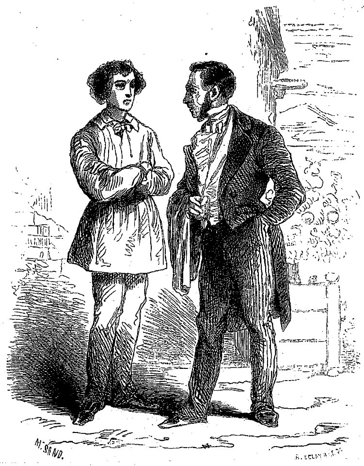 Sand - Œuvres illustrées de George Sand, 1854 (page 270 crop)