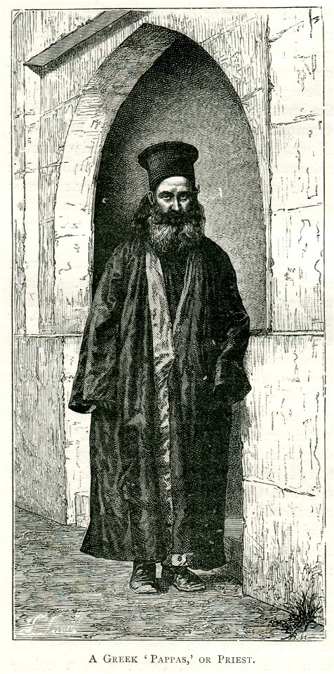 A 'Greek' papas, or priest - Mahaffy John Pentland - 1890