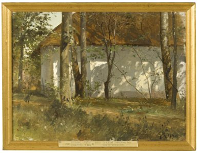 A Barn at Kronetorp, Skåne (Gustaf Rydberg) - Nationalmuseum - 20749